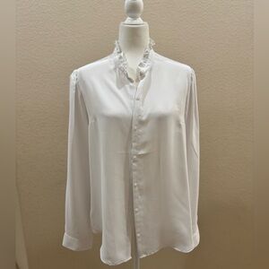 Women’s white size, large express Portofino blouse, white